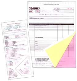 carbonless forms printing Englewood Denver Colorado