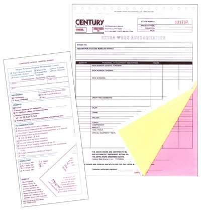 carbonless form printer Englewood Denver Colorado